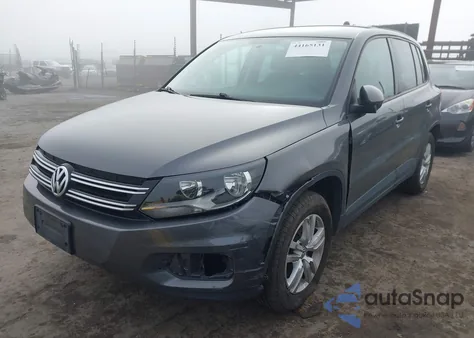 2012 Volkswagen Tiguan Le from USA, damaged, VIN WVGAV7AX8CW086343
